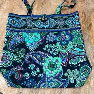 Vera Bradley Blue Rhapsody tote retired pattern